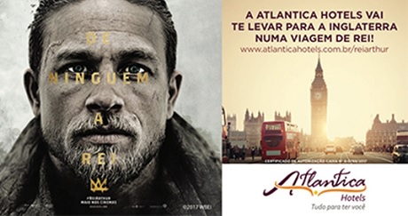 Promoção Atlantica, Warner e Rei Arthur Levam Você Para Era Medieval