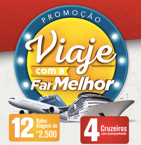 Promoção Viaje com a FarMelhor
