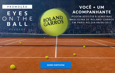 Promoção Peugeot Roland Garros