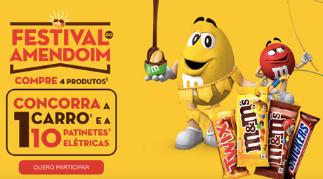 Promoção M&M’s, Snickers e Twix Festival do Amendoim