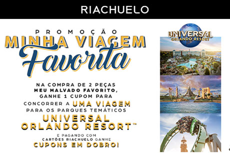Promoção Riachuelo Minha Viagem Favorita