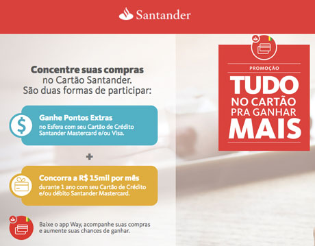 Promoção Tudo no Cartão pra Ganhar Mais