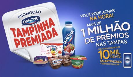 Promoção Danone Tampinha Premiada