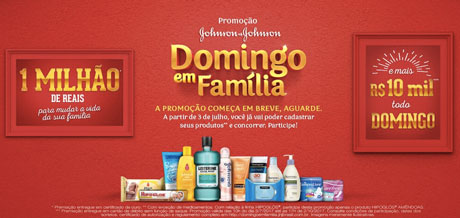 Promoção Johnson & Johnson Domingo em Família