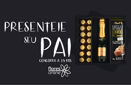 Promoção Antena 1 e Flores Online Presenteie seu pai com um super kit