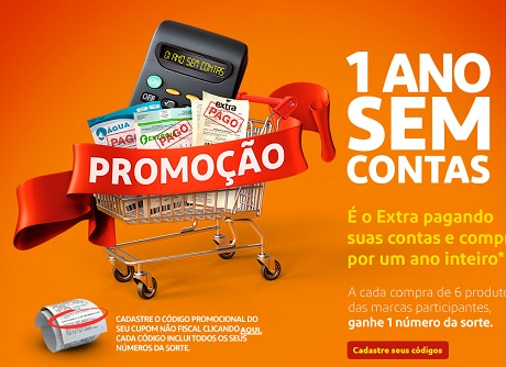 Promoção Extra Um Ano Sem Contas