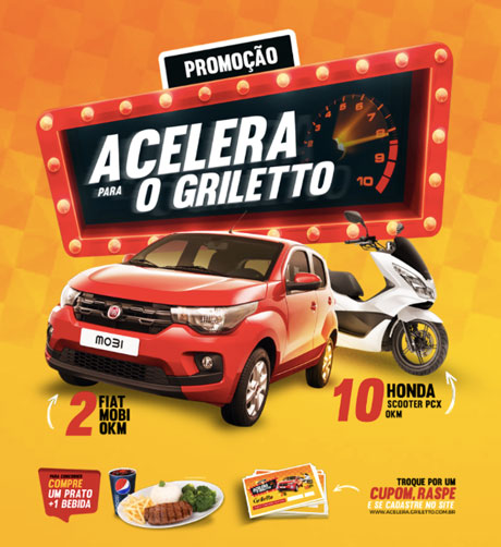 Promoção Acelera para o Griletto