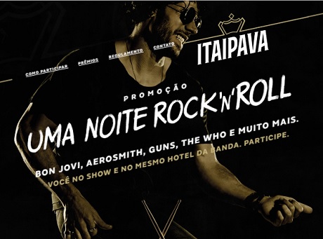 Promoção Itaipava Uma Noite Rock’n Roll