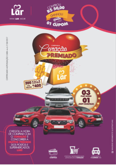 Promoção Lar Cooperativa Agroindustrial Coração Premiado