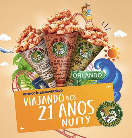 Promoção Viajando Nos 21 Anos Nutty