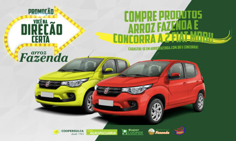 Promoção Você na Direção Certa Arroz Fazenda