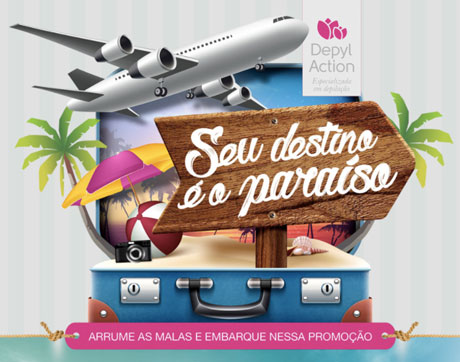Promoção Depyl Action Seu destino é o paraíso