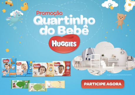 Promoção Quartinho do Bebê Huggies