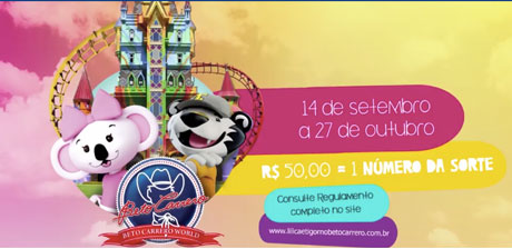 Promoção Lilica e Tigor no Beto Carrero World