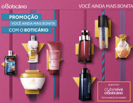 Promoção O Boticário Você Ainda Mais Bonita