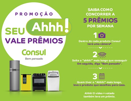 Promoção Consul Seu Ahhh Vale Prêmios