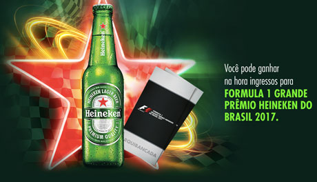 Promoção Heineken e Você na F1