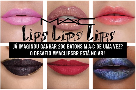Promoção MAC Lips BR