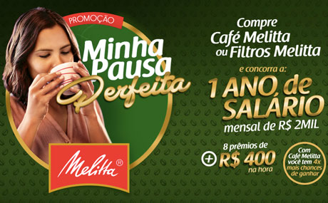Promoção Melitta Minha Pausa Perfeita