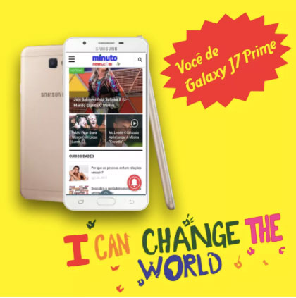 Concurso Cultural Minuto News Você de Galaxy J7 Prime