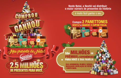 Promoção Nestlé Comprou Ganhou Meu Presente de Natal