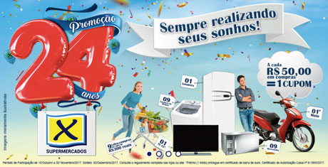 Promoção Aniversário 24 Anos X Supermercados