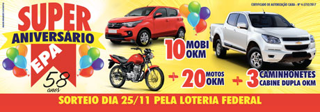 Promoção Aniversário Epa 58 Anos