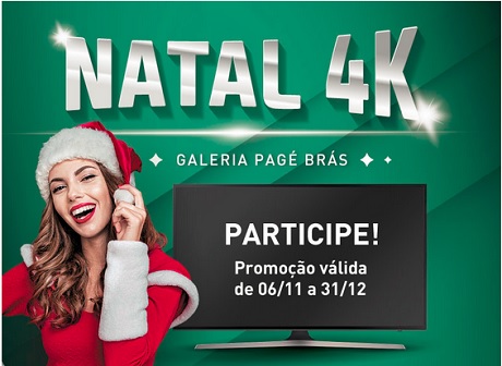 Promoção Natal Premiado Galeria Pagé Brás