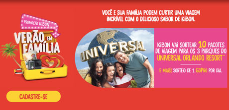 Promoção Kibon Verão em Família