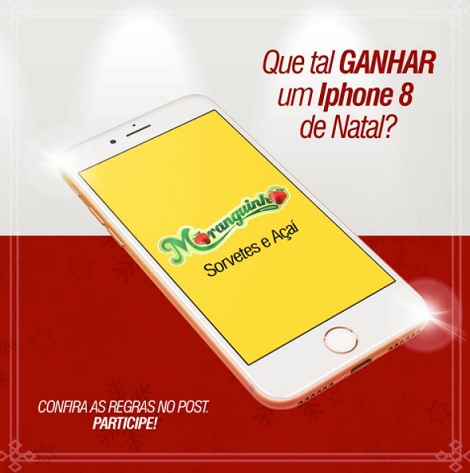 Promoção Que Tal Ganhar um Iphone 8 de Natal?