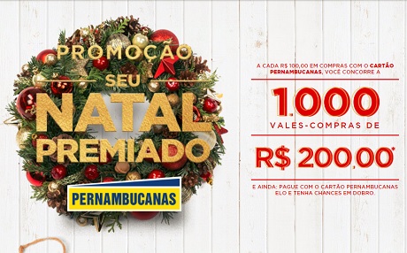 Promoção Pernambucanas Seu Natal Premiado