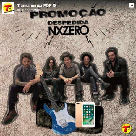 Promoção Rádio Transamérica Despedida NX Zero