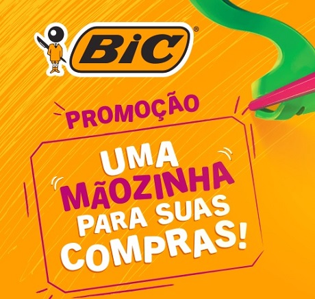 Promoção Bic Uma Mãozinha para suas Compras