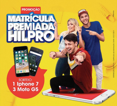 Promoção Matrícula Premiada Hilpro