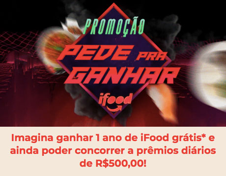 Promoção Ifood Pede Pra Ganhar
