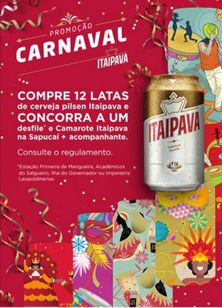 Promoção Carnaval Itaipava