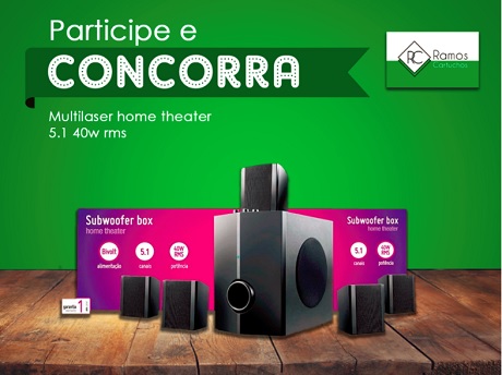 Promoção Ramos Cartuchos Sorteio de um Home Theater