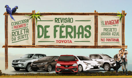 Promoção Revisão de Férias Toyota