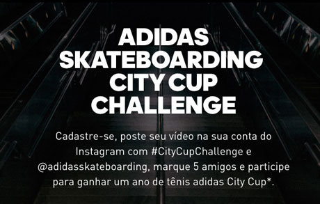 Promoção Adidas Skateboarding City Cup Challenge