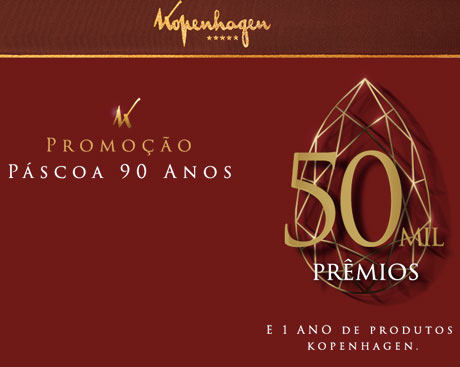 Promoção Kopenhagen Páscoa 90 Anos