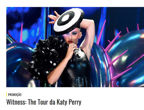 Promoção Mix FM Witness The Tour da Katy Perry