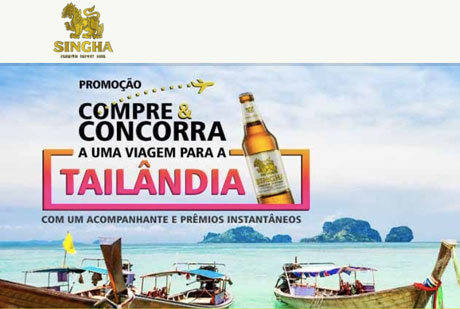 Promoção Tailândia com Singha Beer