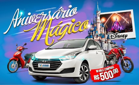 Promoção Aniversário Mágico Supermercados Crema