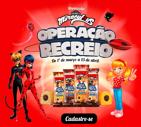 Promoção Ana Maria Miraculous Operação Recreio