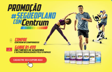 Promoção Segue O Plano com Centrum