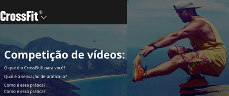 Promoção Competição de vídeos do CrossFit Inc. 2018 Brasil