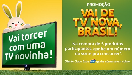 Promoção Extra Vai de TV Nova, Brasil