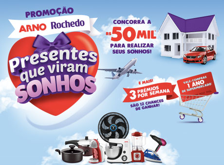 Promoção Dia das Mães Arno e Rochedo