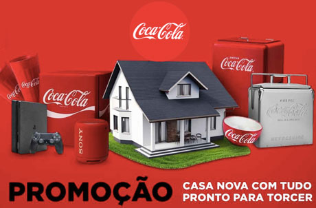 Promoção Coca-Cola Casa Nova com Tudo Pronto para Torcer