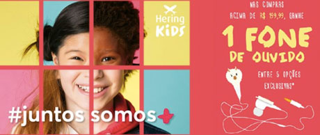 Promoção Hering Juntos somos +